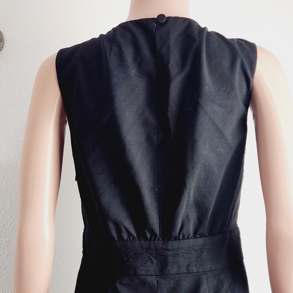 J.CREW Black Label Collection Midi Cotton Blend Sheath Dress Size: 4 - Picture 7 of 13